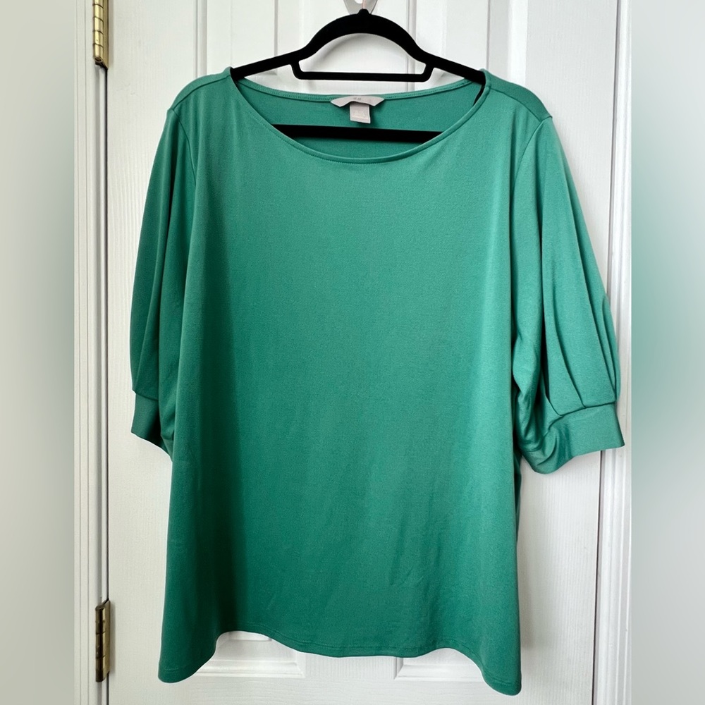 H&M Kelly Green top